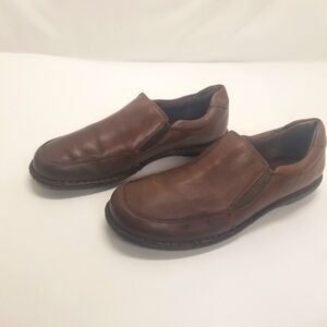 Born Kaylin Womans Size 8.5M Brown Leather Loafer Casual Slip On